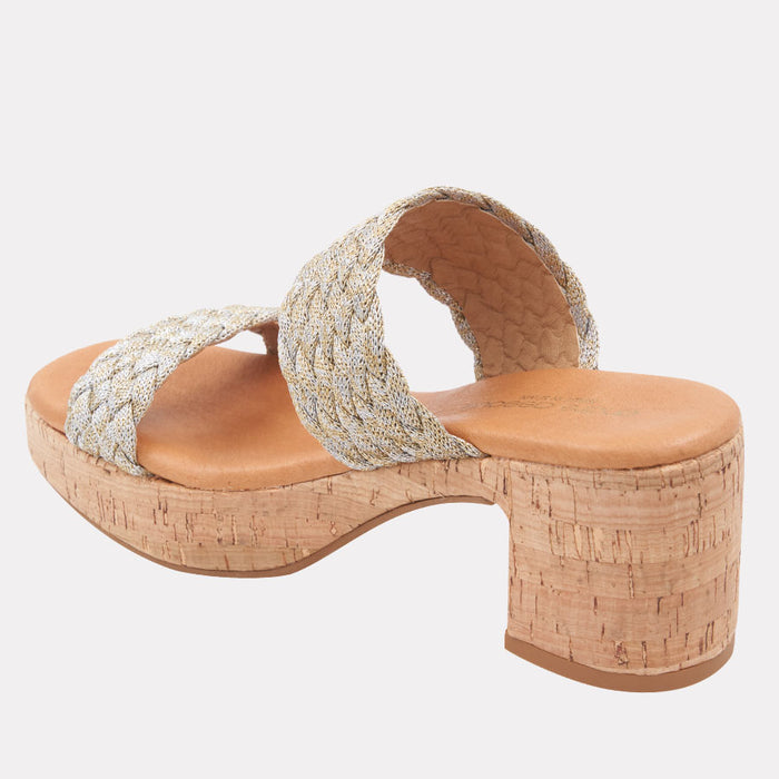 André Assous Cairo Woven Raffia Heel