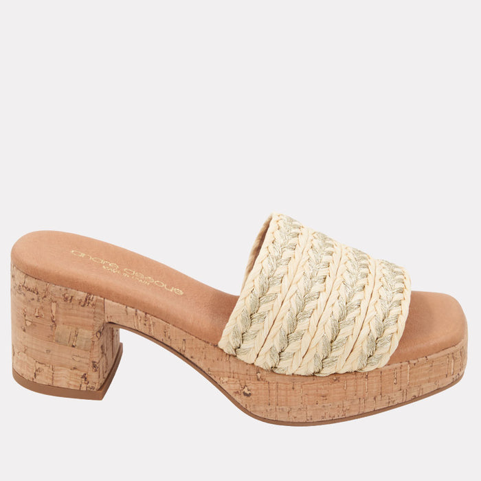 andré assous Cypress Raffia Heel