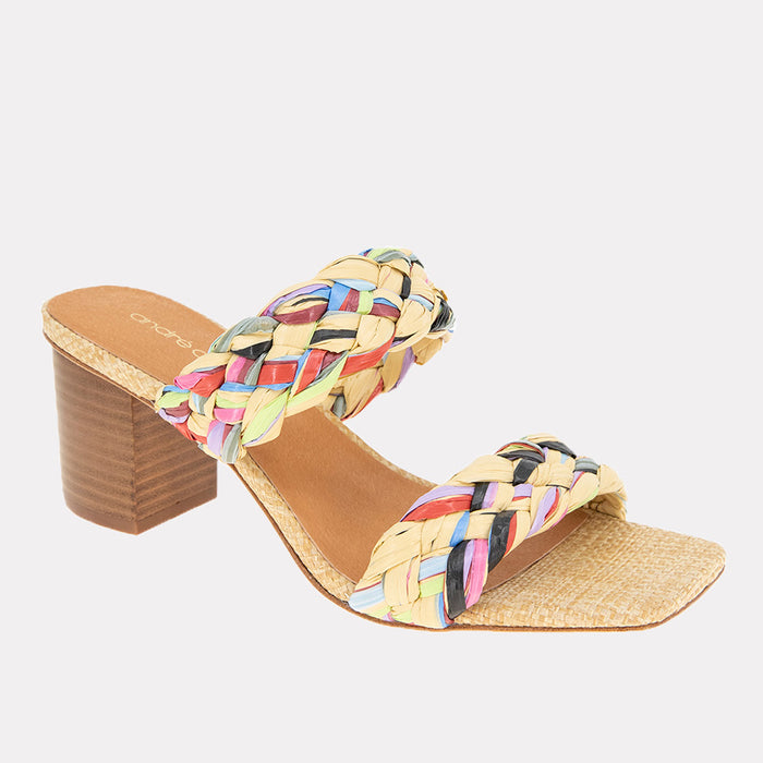 André Assous Drew Raffia Heel