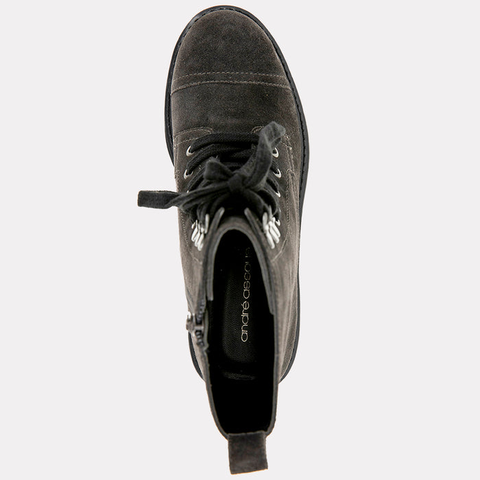 André Assous Farah Suede Combat Boot