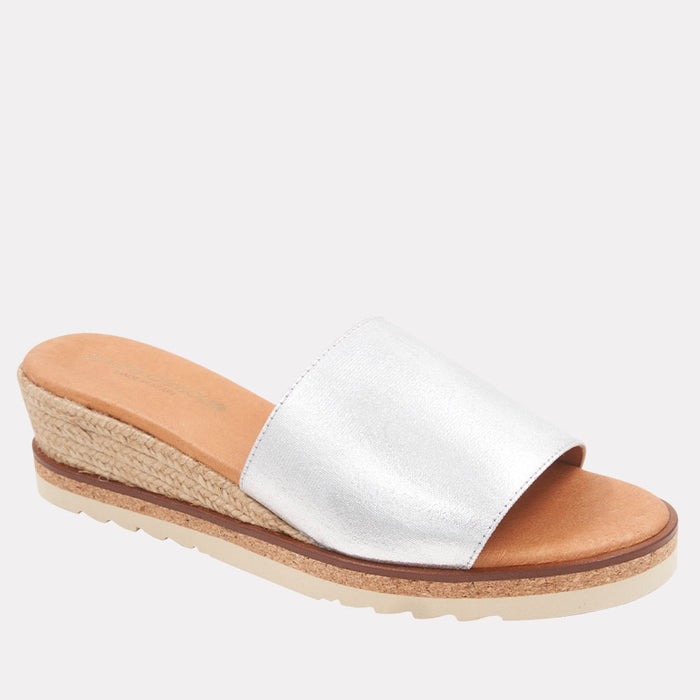 André Assous Nessie Metallic Espadrille Wedge