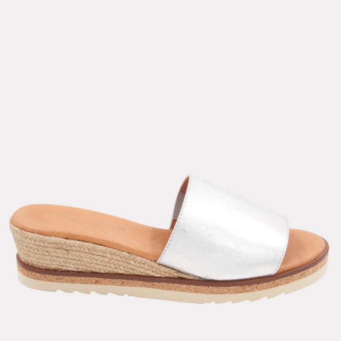 andré assous Nessie Metallic Espadrille Wedge
