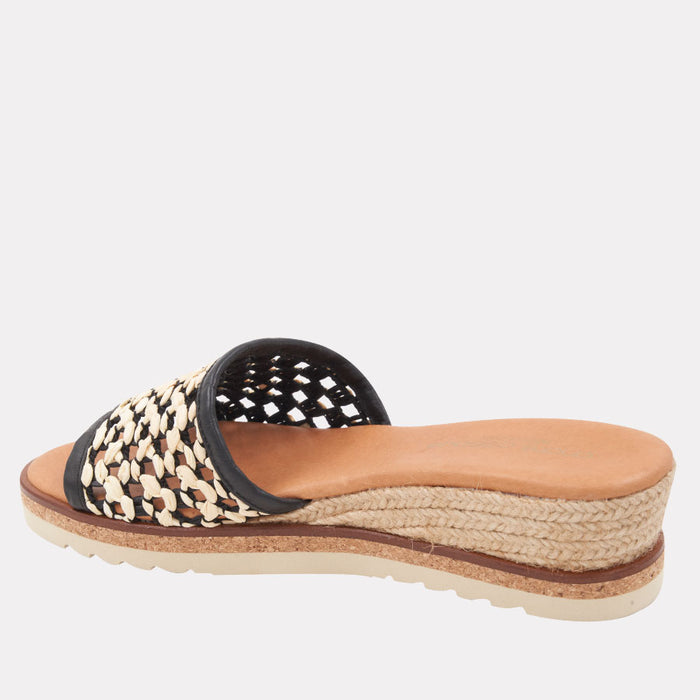 André Assous Nessie Raffia Espadrille Wedge