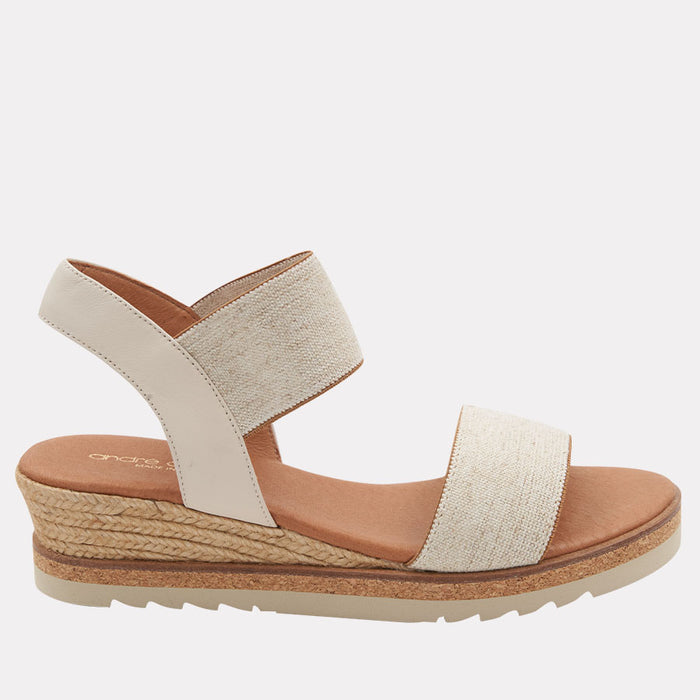 andré assous Neveah Linen Wedge