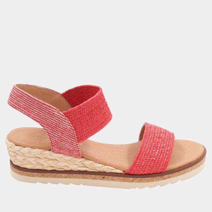 André Assous Neveah Stretch Raffia Wedge