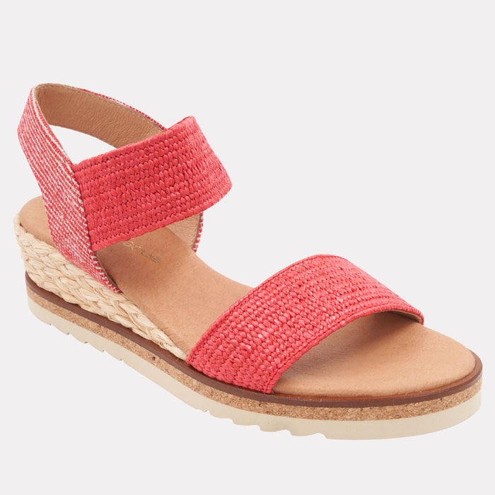 André Assous Neveah Stretch Raffia Wedge