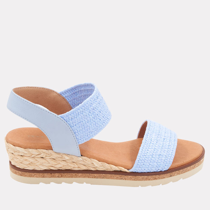 andré assous Neveah Stretch Raffia Wedge