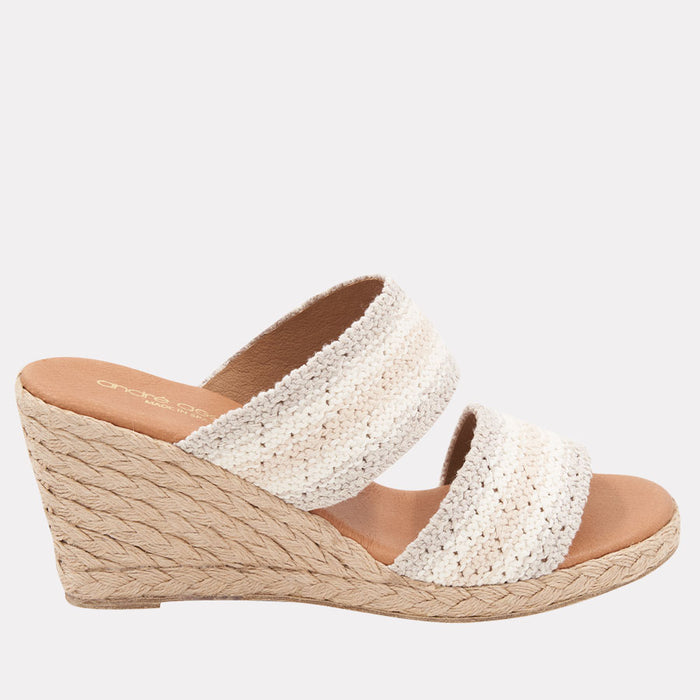 André Assous Nolita Crochet Espadrille Wedge