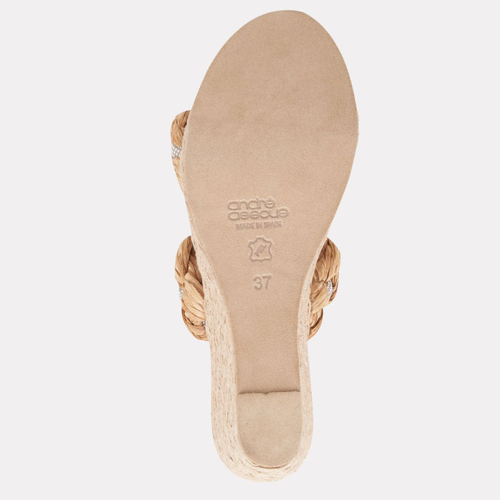 André Assous Nolita Crystal Espadrille Wedge