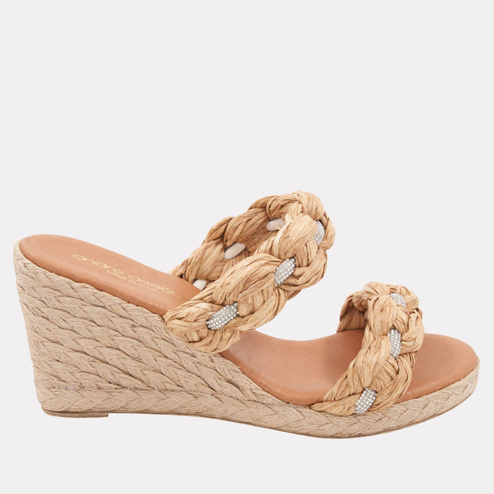 andré assous Nolita Crystal Espadrille Wedge