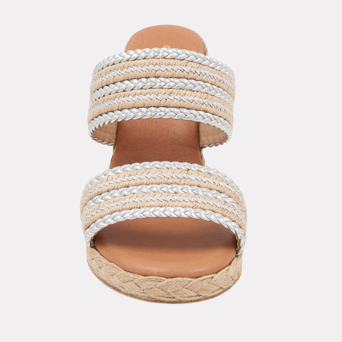 André Assous Nolita Metallic Espadrille Wedge