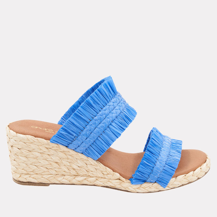 André Assous Nori Fringe Espadrille Wedge