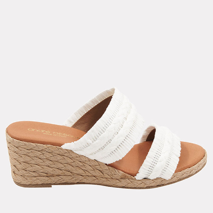 André Assous Nori Fringe Espadrille Wedge