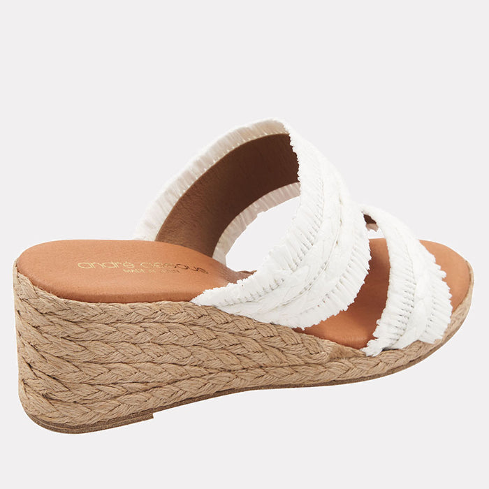 André Assous Nori Fringe Espadrille Wedge