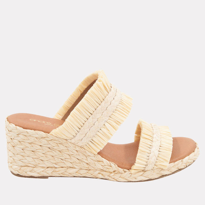 andré assous Nori Fringe Espadrille Wedge