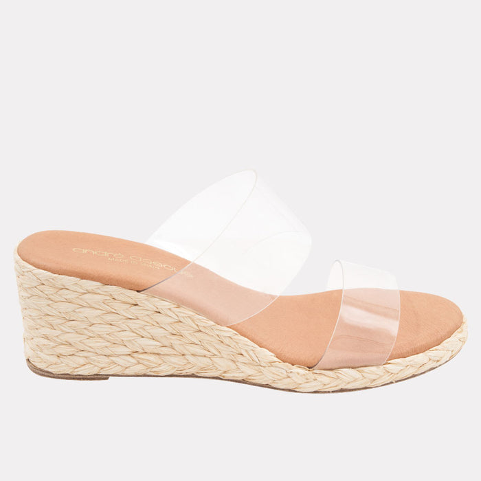 andré assous Nori Vinyl Espadrille Wedge