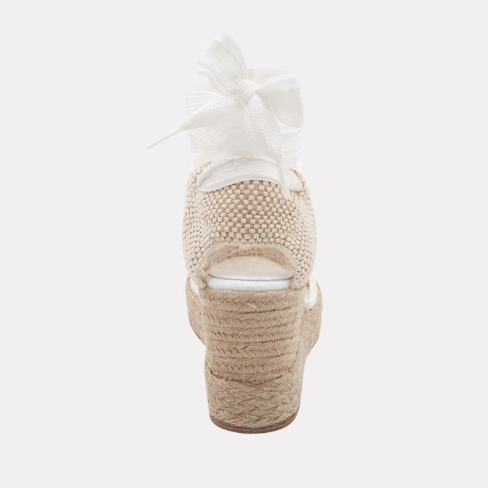 André Assous Payton Woven Raffia Espadrille Wedge