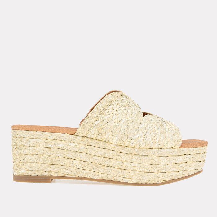andré assous Serene Raffia Espadrille Wedge