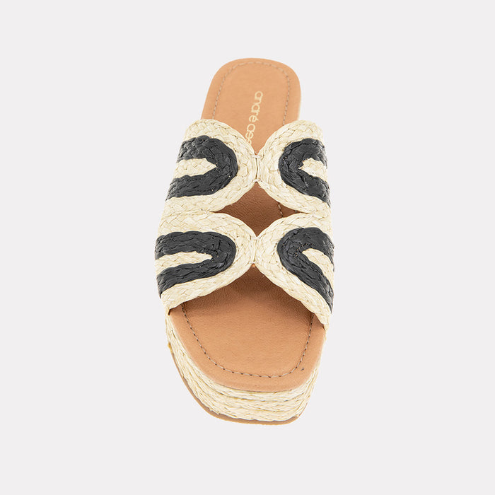 André Assous Serene Woven Espadrille Wedge