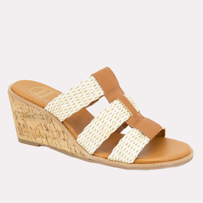 André Assous Bentley Raffia Featherweights™ Wedge