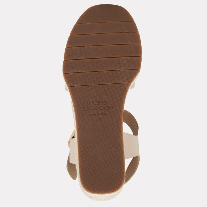 André Assous Farami Sole Motion Leather Espadrille Wedge