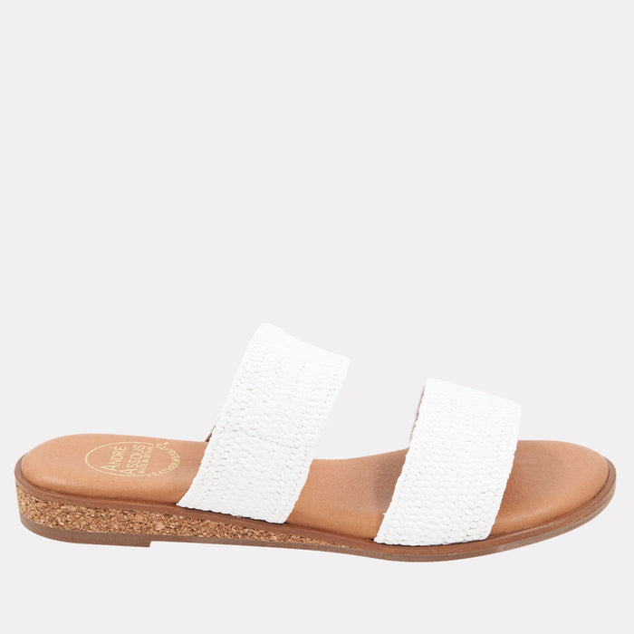 André Assous Galia Stretch Raffia Featherweights™ Sandal