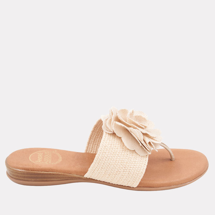 andré assous Nara Stretch Raffia Featherweights™ Sandal