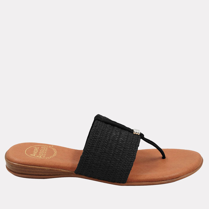 André Assous Nice Stretch Raffia Featherweights™ Sandal