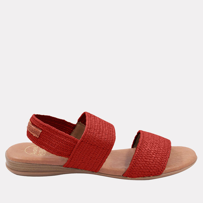 André Assous Nigella Stretch Raffia Featherweights™ Sandal