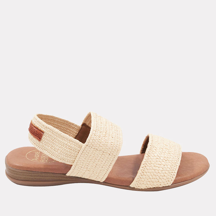 andré assous Nigella Stretch Raffia Featherweights™ Sandal
