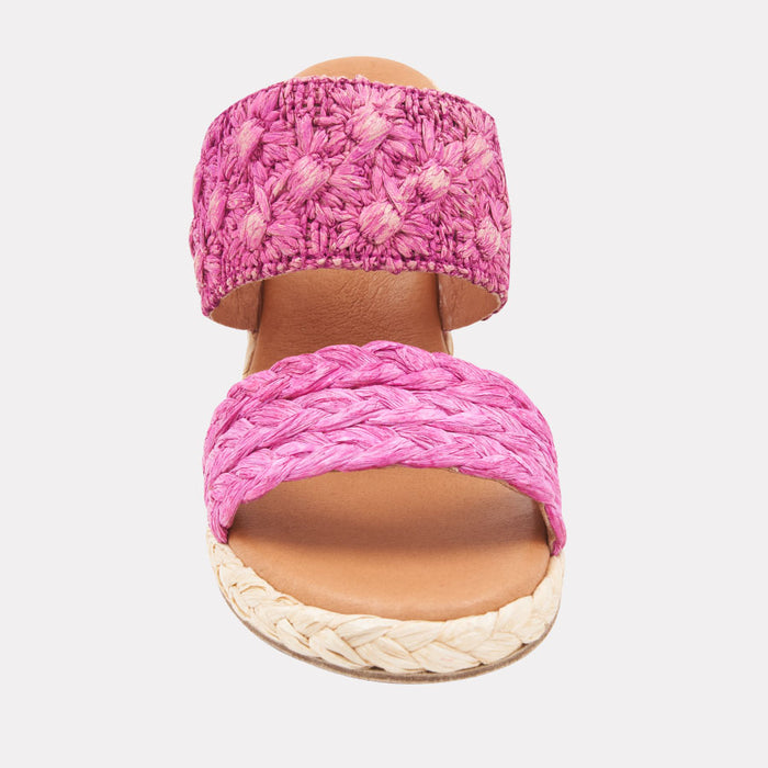 André Assous Nolita Braided Raffia Espadrille Wedge