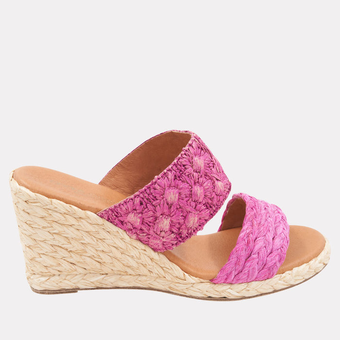 andré assous Nolita Braided Raffia Espadrille Wedge