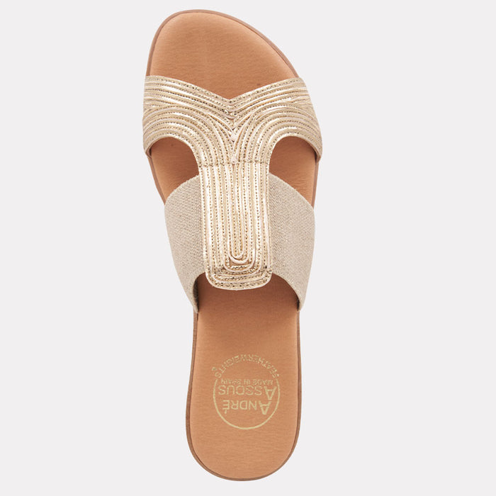 André Assous Noor Metallic Featherweights™ Sandal