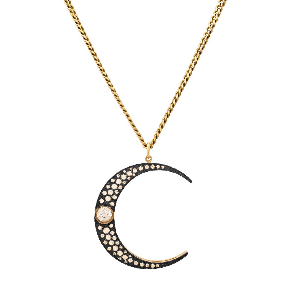 Andrea Fohrman Large Rosecut Luna Charm