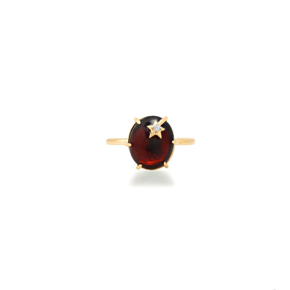 andrea fohrman Mini Galaxy Garnet Ring