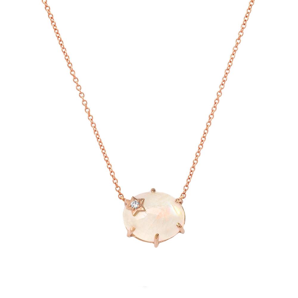 Andrea Fohrman Mini Galaxy Moonstone Necklace
