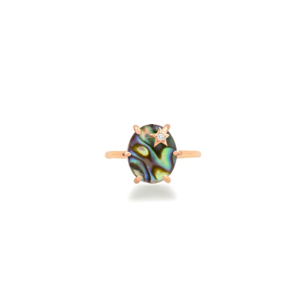 Andrea Fohrman Mini Galaxy Mother Of Pearl Ring