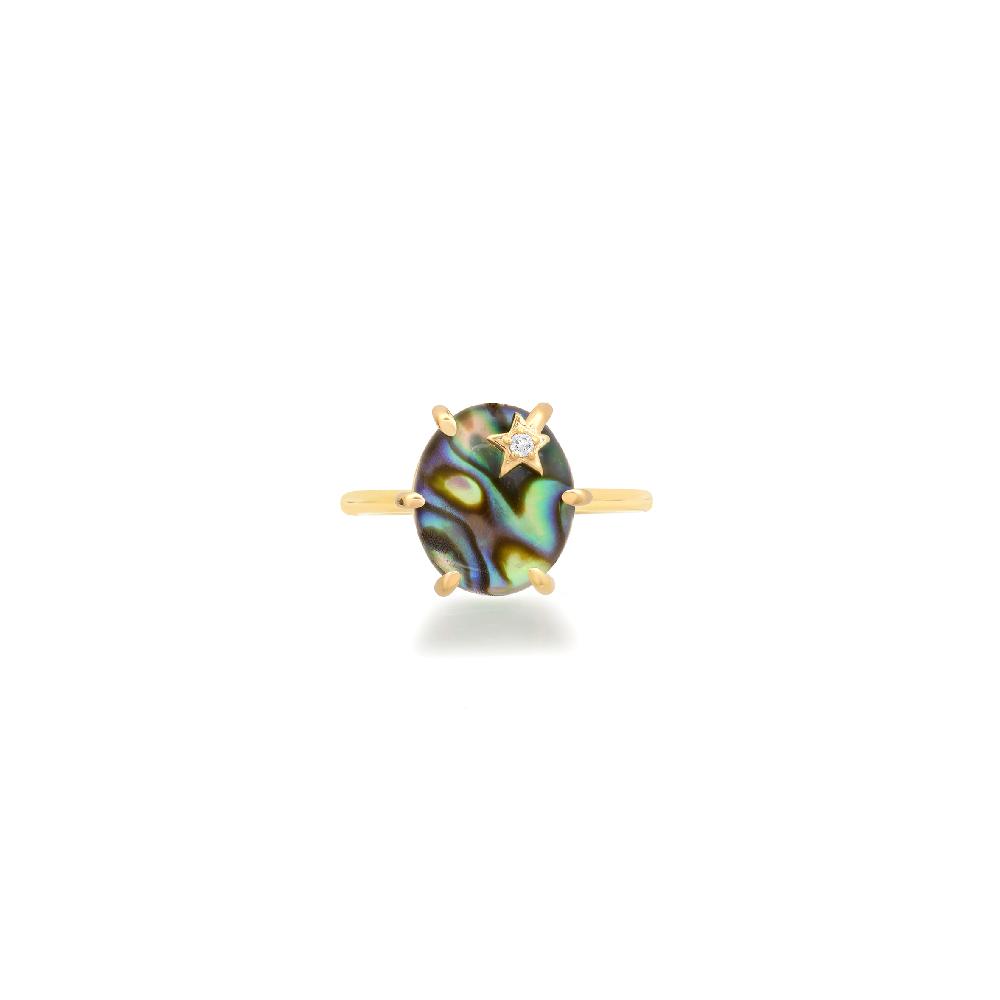 andrea fohrman Mini Galaxy Mother of Pearl Ring