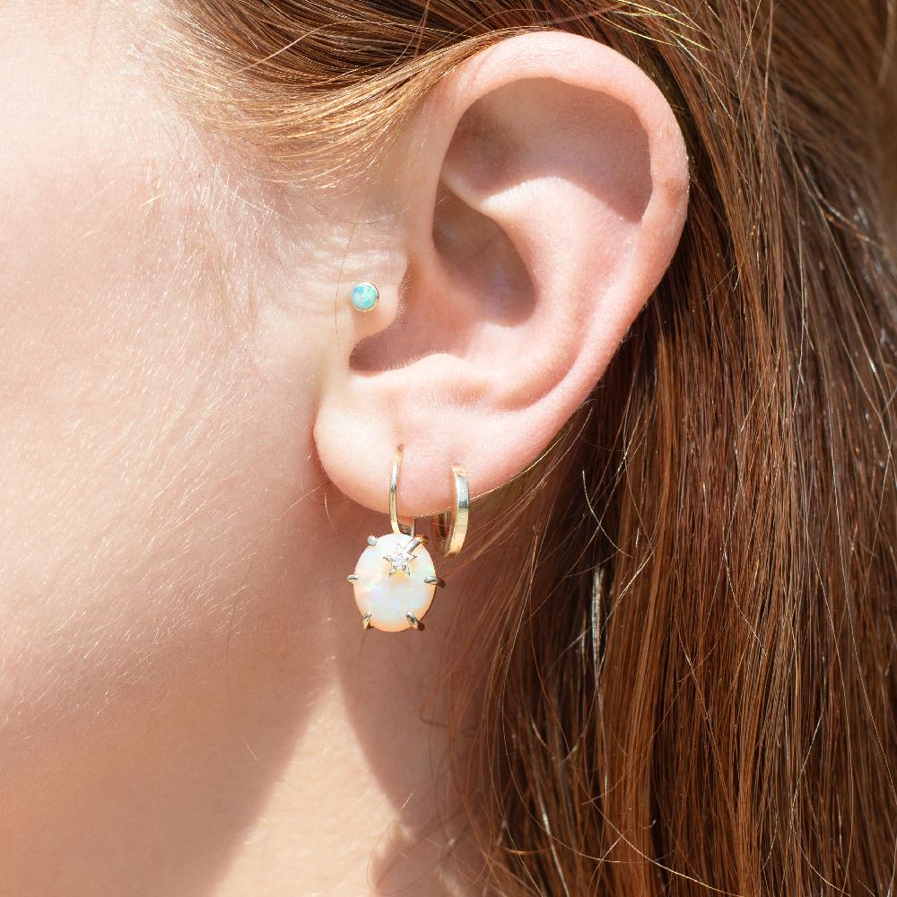 Andrea Fohrman Mini Galaxy Opal Earrings