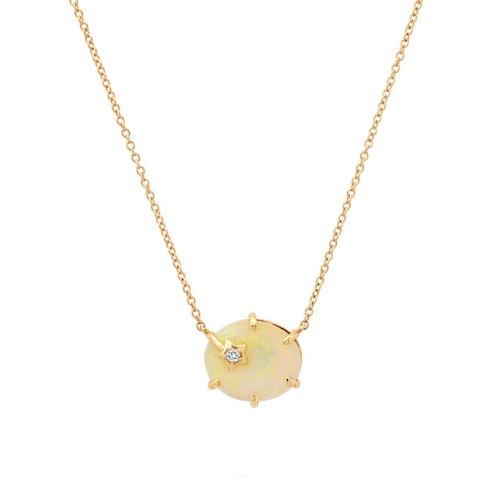 andrea fohrman Mini Galaxy Opal Necklace