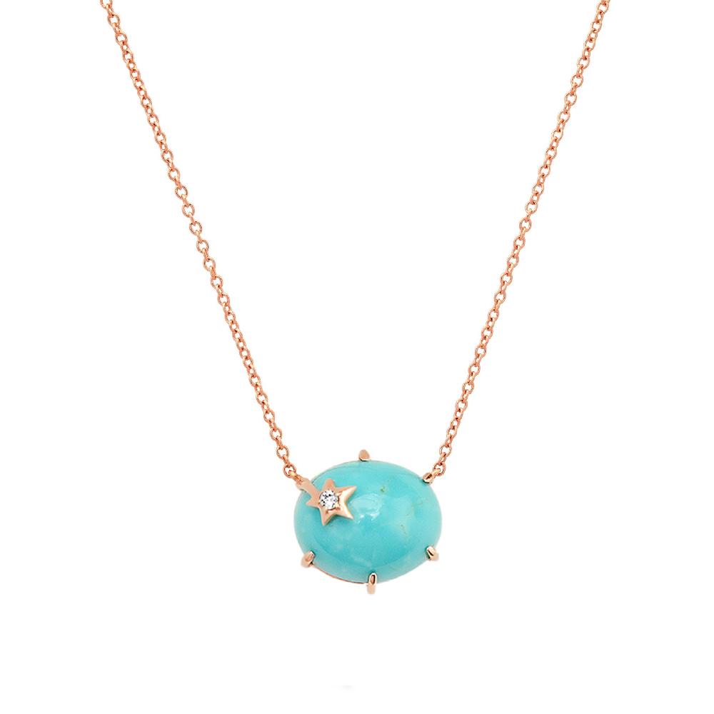 Andrea Fohrman Mini Galaxy Turquoise Necklace