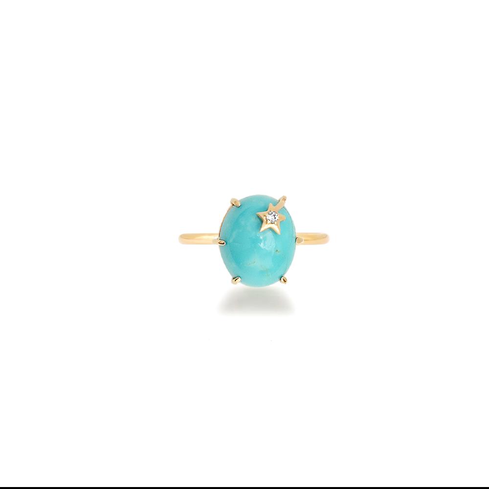 andrea fohrman Mini Galaxy Turquoise Ring