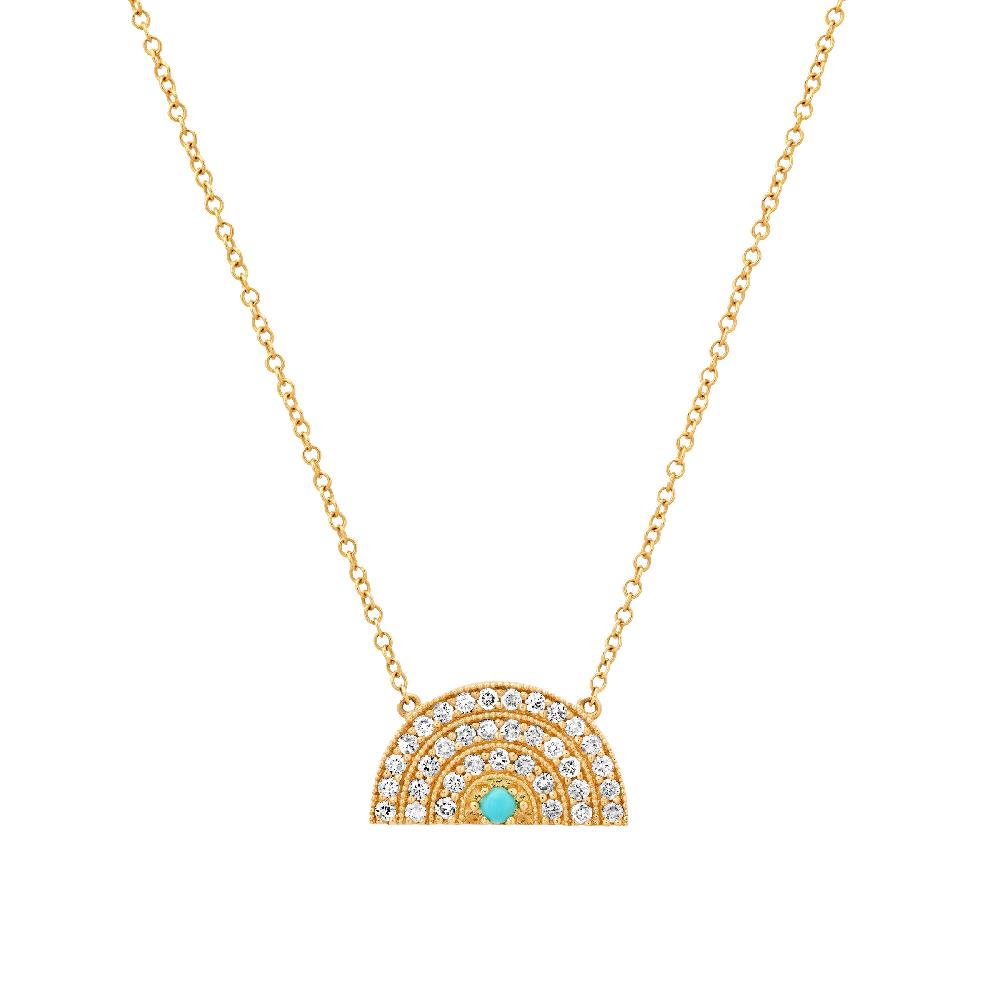 andrea fohrman Perfect Diamond Rainbow Necklace