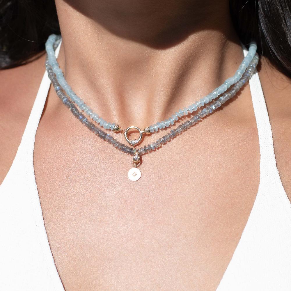 Andrea Fohrman Shooting Star Aquamarine Choker