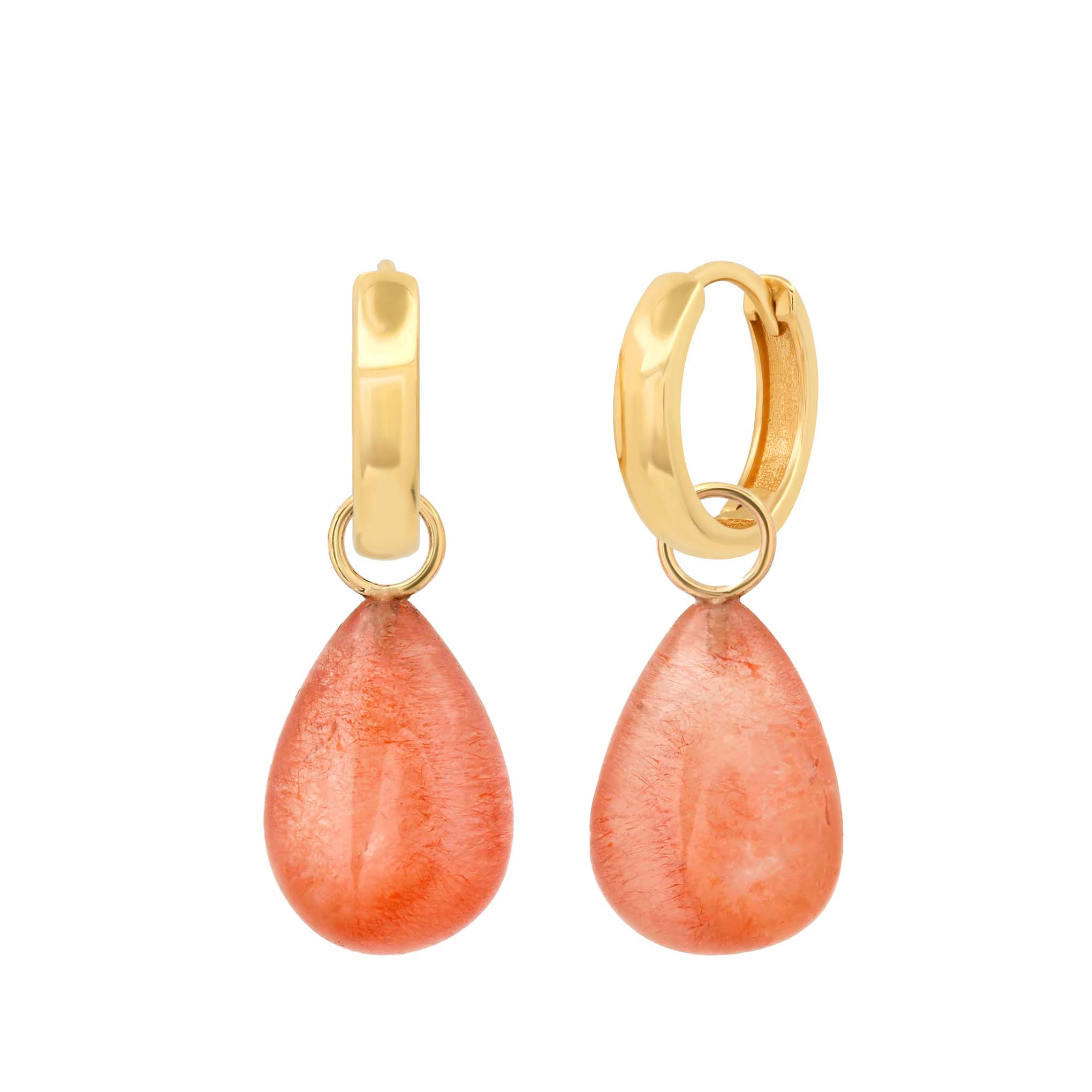 Andrea Fohrman Small Strawberry Quartz Briolettes