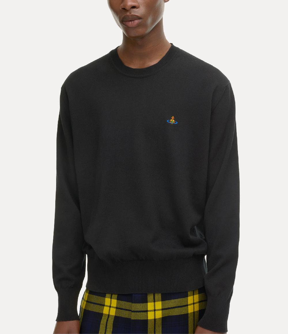 Andreas Kronthaler For Vivienne Westwood Alex Round Neck Sweater BLACK