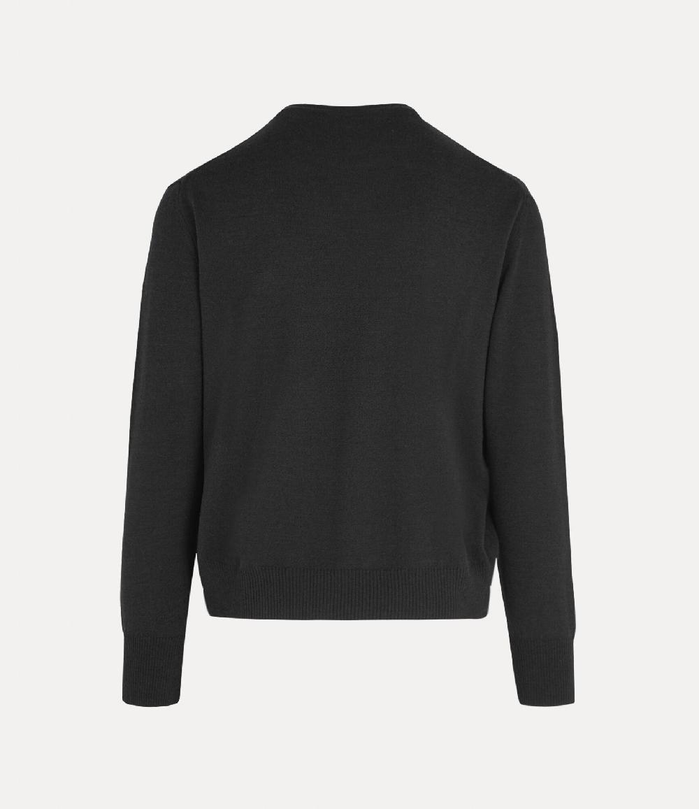 Andreas Kronthaler For Vivienne Westwood Alex Round Neck Sweater BLACK