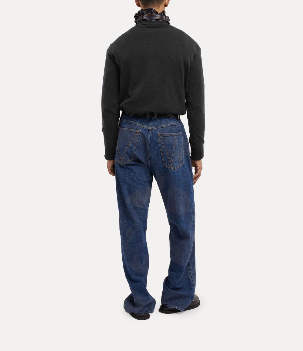 Andreas Kronthaler For Vivienne Westwood Alex Round Neck Sweater BLACK