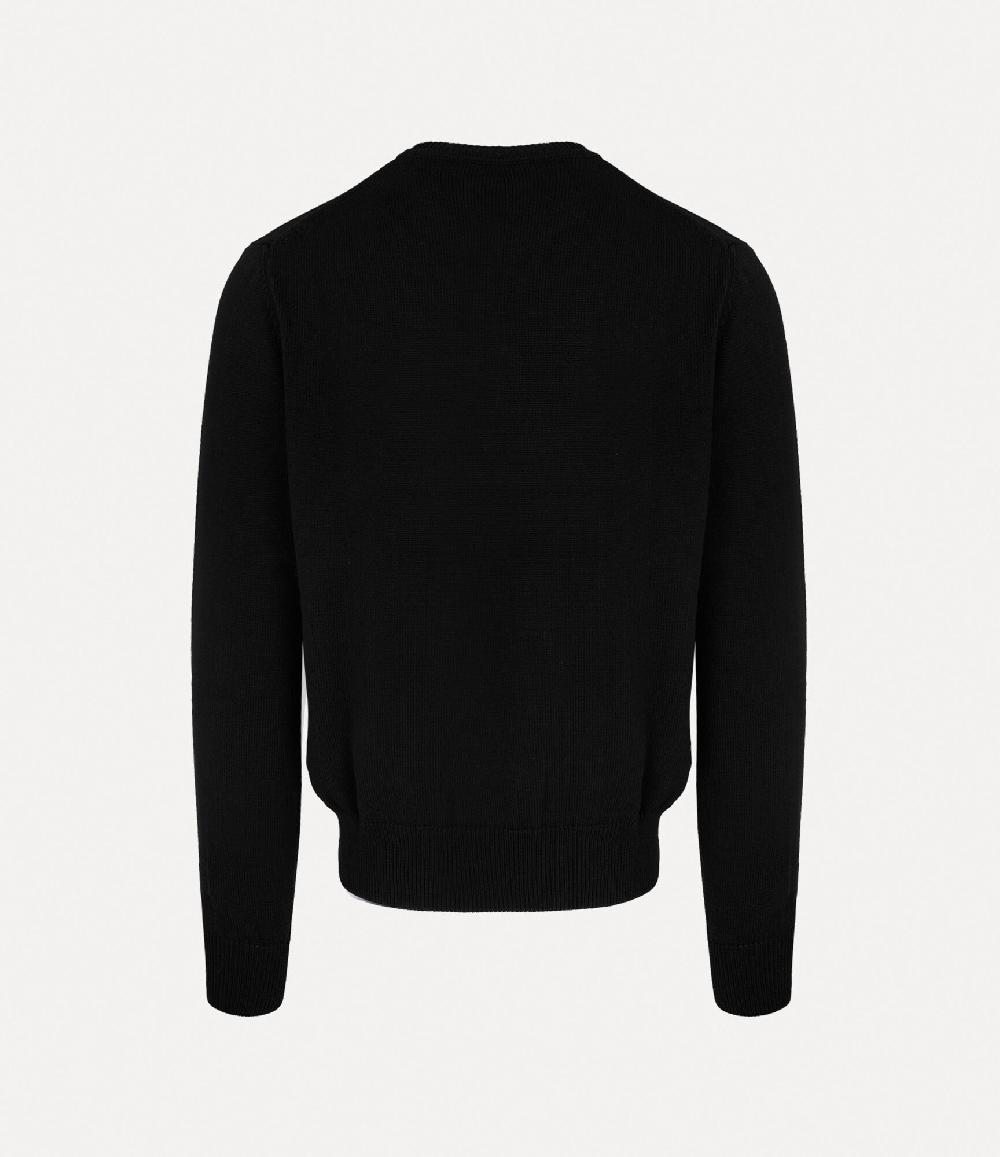 Andreas Kronthaler For Vivienne Westwood Alex Round Neck Sweater BLACK