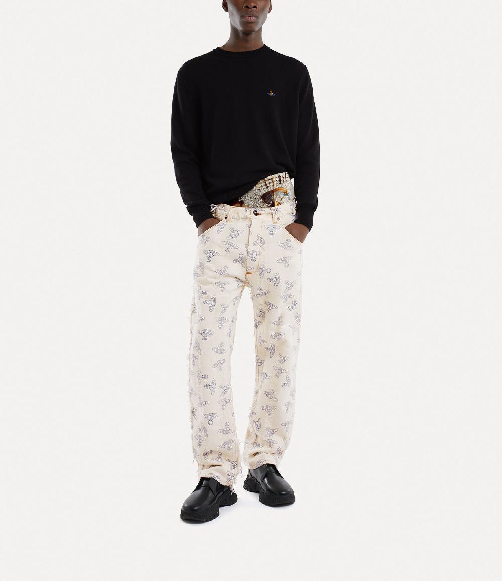 Andreas Kronthaler For Vivienne Westwood Alex Round Neck Sweater BLACK